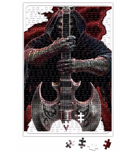Rock Roll Müzik Gitar 07 Puzzle 240 Parça Yapboz