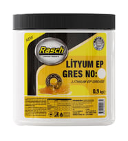 Rasch Lityumlu Yüksek Basınç EP2 Katı Gres Yağı Sarı - 0.9 Kg.
