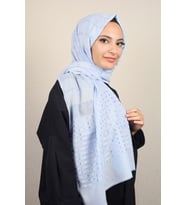 Desenli Aqua Şal - Desen-01