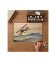 Gökyüzünde Teyyare Tasarımı 240 parça Ahşap Puzzle Ahşap Kutuda MP06850