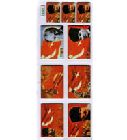 Sticker Kabartmalı Sticker Defter Planlayıcı Etiket (cb347) 16x7 cm- Türk Bayraklı Atatürk