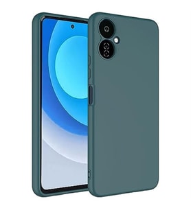 Coverzone Tecno Camon 19 Neo ?le Uyumlu K?l?f Z-Mara Lansman Vieri Tam Koruma Arka Kapak Kamera Koruma �?k?nt?l? P�r�zs�z Y�zey Koyu Ye?il