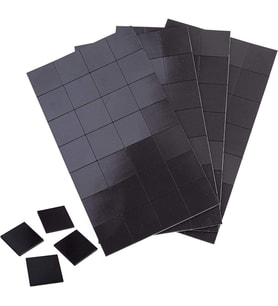 3M Yapışkanlı Etiket Magnet Tabaka Mıknatıs 30 Parça - 3x3 Cm Magnet