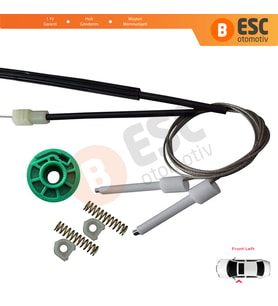 Audi A6 C4 4A 1994-1998 100 C4 4A 4/5 Kapı 4A0837461 İçin Elektrikli Ön Sol Cam Kriko Tamir Seti