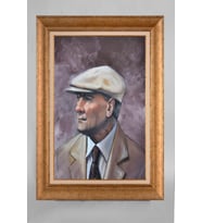 Çerçeveli Paspartulu Atatürk Tablo a531 (Gold)