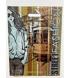 ŞeyliŞeyler - Takviyeli Desenli Poşet No:3 33×45 cm (100 Adet)