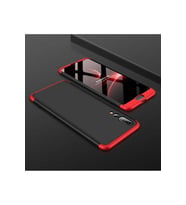 Huawei P20 Pro Uyumlu Kılıf Zore Ays Kapak (Siyah-Kırmızı)