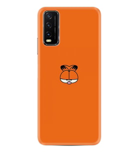 Vivo Y11S Kılıf Silikon Desen Özel Seri Garfi 1733