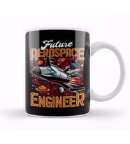 Future Aerospace Engineer Spaceship Obsessed Kid Kupa Bardak Porselen