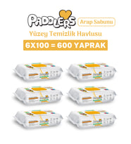 Easy Clean Arap Sabun Katkılı Yüzey Temizlik Havlusu 6x100 (600 Yaprak)