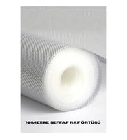 Mey İthalat® 10 Metre Şeffaf Silikonlu Kaymaz Çekmece İçi Düzenleyici