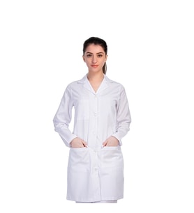 Doktor Önlük Bayan Düğmeli
