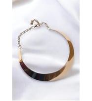 METALİZE CHOKER TASMA KOLYE