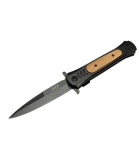 Çakı Black 22 Cm Yarı Otomatik , Kemerlikli