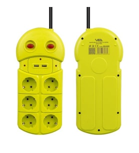Vea VE-970USB 6 Lı 2 USB li 1.5 Metre Grup Priz