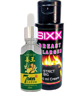 L.7days Bay Bayan Saçbakım Yağı ve + Sıxx Memeşekillendirici Bakım Kremi 60 ml