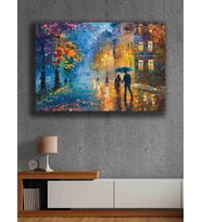 Koç stüdyo Modern tasarım kanvas tablo 50x70 (Çok Renkli)