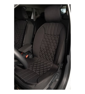 Space Elegance 2'li Koltuk Kılıfı Set Minder Siyah / KLMNY530