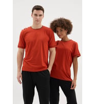 Sevgililer Günü Valentine's Day Yeni Sezon Konsept Kadın Erkek 2 li Pijama Takımı Çiftlere Özel (Turuncu)