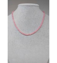 Pembe Kuvars Taşı 4mm Kolye