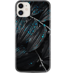 Apple iPhone 11 12 13 Mini Kılıf Desemli Silikon Foid Green 1643