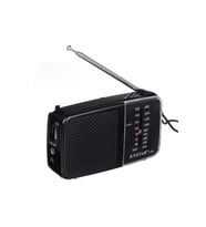 K-258 Taşınabilir Cep Radyosu Deprem Çantasına Uygun Fm Radyo Kaliteli Şık Radyo
