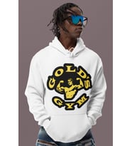 Gold's Gym Arnold Tasarım Baskılı Unisex Oversize Bodybuilding Fitness Sporcu Hoodie