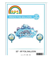 Prens Prensesen  Folyo Balon Set 3 Parça-