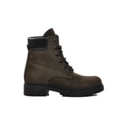 Ayakmod Haki İçi Polarlı Hakiki Deri Unisex Bot 90001-9 (Haki)