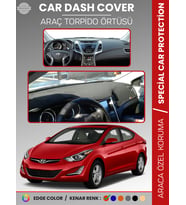 HYUNDAİ ELANTRA (2011-2017) Torpido Örtüsü Ön Göğüs Araca Özel UV Koruma Kaymaz Kolay Montaj