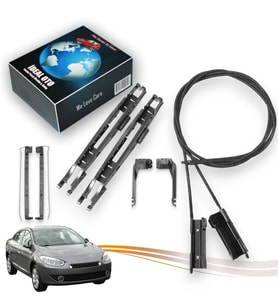 Renault Fluence Sürgü Kızak Takımı Sol Sağ ve Sunroof Halatı Cam Tavan Tamir Seti