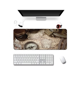 SonicTouch Klavye Mousepad 40x90cm Dikişsiz Pürüzsüz Su Geçirmez Kaymaz Gezginci Kaşif