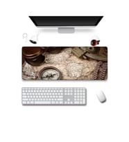 SonicTouch UltraGrand Gezginci Kaşif Gamer Oyuncu Xxl Kahverengi Klavye Mouse Pad 40x90Cm