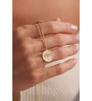 Kişiye Özel 925 Ayar Gümüş Yusufçuk Model Zarif Kolye (Gold)