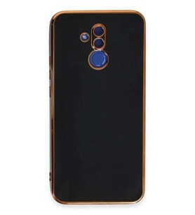 Mate 20 Lite Kılıf Volet Silikon - Siyah