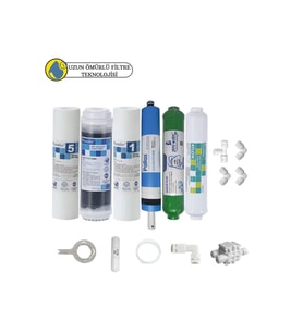 Purefer Açık kasa Çif sedimentli Sertifikalı 6li Pallas mebran  alkalili