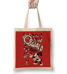 Oswald The Lucky Rabbit 01 Bez Çanta Uzun Saplı