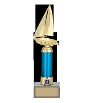 ODAK KUPA - Figürlü Kupalar - Yelken Figürlü Kupalar FG-005 A - 34 cm