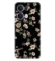 Oppo Reno 13 Pro Kılıf Boutique Baskılı Resimli Siyah Fon Çiçek Pcode -045