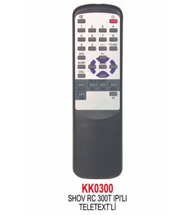 Shov Ipı`lı Rc 300 T Teletexlı Tüplü Tv Kumandası Uk0300(uyumlu)