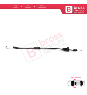 Seat Cordoba MK1 MK2 Toledo MK2 İçin Ön Kapı İç Açma Teli 5P08370858