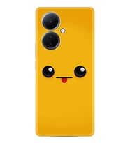 Vivo V29 Lite Kılıf Resimli Desenli Silikon Platinium Series Yellow Sweet 1817