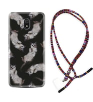 Xiaomi Redmi 8A 8 Pro 9C 9T 10C 11T Pro Kılıf Boyun Asklı Rasta Silikon Sevimli Kedicikler 1785