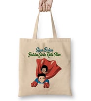 Babalar Günü Babaya Hediye 054 Bez Çanta Uzun Saplı
