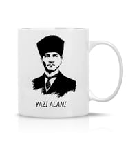 Olse Kişiye Özel Atatürk Temalı Hediye Çay Kahve Kupa Bardak-001