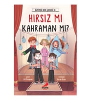 Erdem - Üzümlü Kek Çetesi-4 Hırsız Mı Kahraman Mı? Hikaye Kitabı 128 sayfa