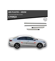 KİA CERATO 2011 ÜZERİ YAN KAPI KORUMA ÇITASI PLASTİK + KROM