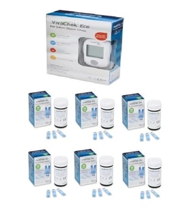 Vivachek Ölçüm Cihazı + 6 Kutu (300 Ölçüm) Ölçüm Stribi