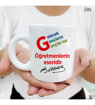 Kişiye Özel Branş Öğretmeni ve Resimli Öğretmenler Günü Kupa Bardaklar