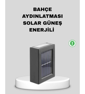 Solar Dış Mekan Aplik Su Geçirmez Dayanıklı Led Aydınlatmalı